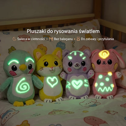 Rysiaki™ - Pluszak z rysującym długopisem