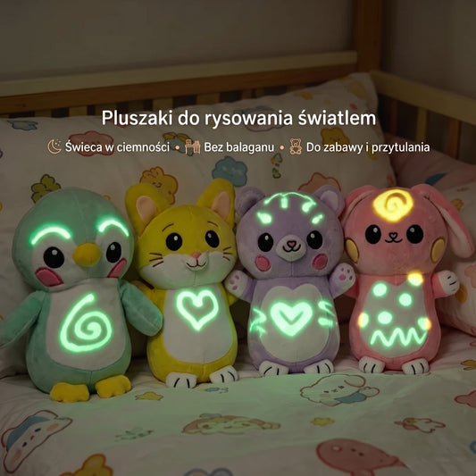 Rysiaki™ - Pluszak z rysującym długopisem